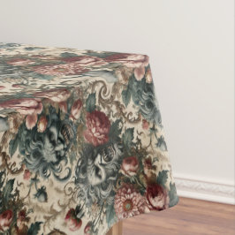 ドッペルゲンガー悪意 – ゴシック様式の中柄 テーブルクロス