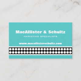 ドッモダント名刺、ターコイズ 名刺