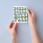 ドッラドッラビルYall現金マネードル チラシ (手)