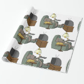 ドッリラックスク・ウォッチングテレビ ラッピングペーパー (アンロールド)