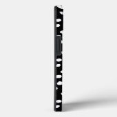 ドッ名門私立校風のトモダン白黒アニマルプリント点 Case-Mate iPhoneケース (裏面 / 右)