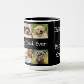 ドッ最高のグパパの白と黒の写真集 マグカップ (中央)