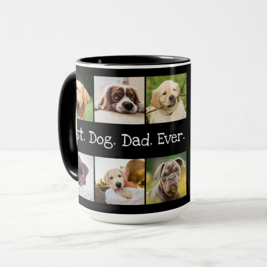 ドッ最高のグパパの白と黒の写真集 マグカップ (正面左)