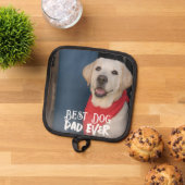 ドッ最高のグパパエモダンバカスタム写真と文字 鍋敷き (トップダウン)