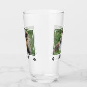 ドッ最高のグパパ絶対パパ誕生日写真キュートドッグパパ タンブラーグラス (右)