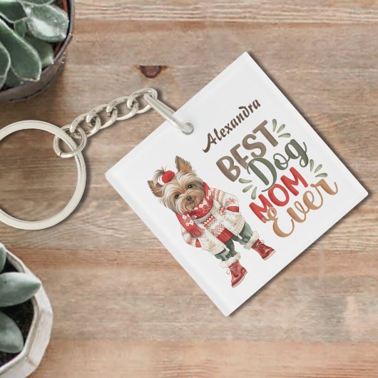 ドッ最高のグママエバーヨークシャーテリアカスタム キーホルダー