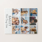 ドッ最高のグ写真コラージュパーソナライズされた ジグソーパズル (横)