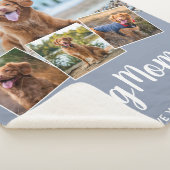 ドッ最高のグ・マム・グレー4・フォトコラージュ シェルパブランケット (3/4)