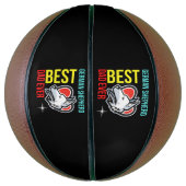 ドッ最高のツ羊飼いパパエバー、犬のパパギフト バスケットボール (縦)