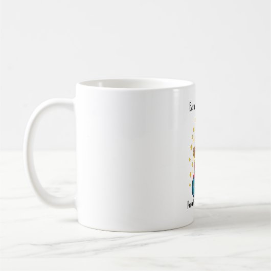 ドッ生まれと口を出す コーヒーマグカップ (左)