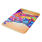 ドッ鮮やかグアートカラフル絵画: s バスマット (アングル)