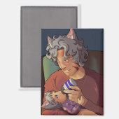 ドティングファーザーマグネット マグネット (正面/裏面)