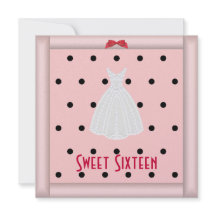 ドティSweet sixteen招待状