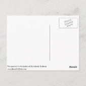 ドデカン島の港へのアプローチ ポストカード (裏面)