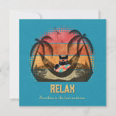 ドデークールム猫のトロピカルエスケープ シーズンカード (正面)