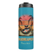 ドデークールム猫のトロピカルエスケープ タンブラー (正面)