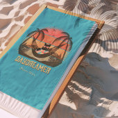 ドデークールム猫のトロピカルエスケープ ビーチタオル