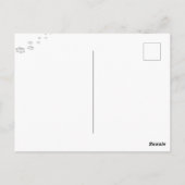 ドデークールム猫のトロピカルエスケープ ポストカード (裏面)