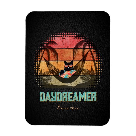 ドデークールム猫のトロピカルエスケープ マグネット (縦)