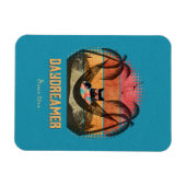 ドデークールム猫のトロピカルエスケープ マグネット (横)