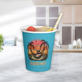 ドデークールム猫のトロピカルエスケープ 紙コップ