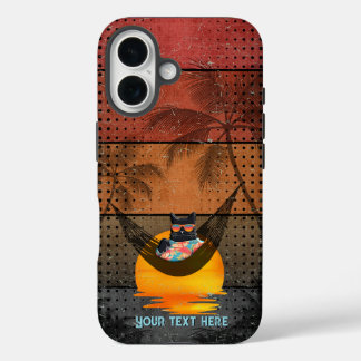 ドデークールム猫のトロピカルエスケープ iPhone 16ケース