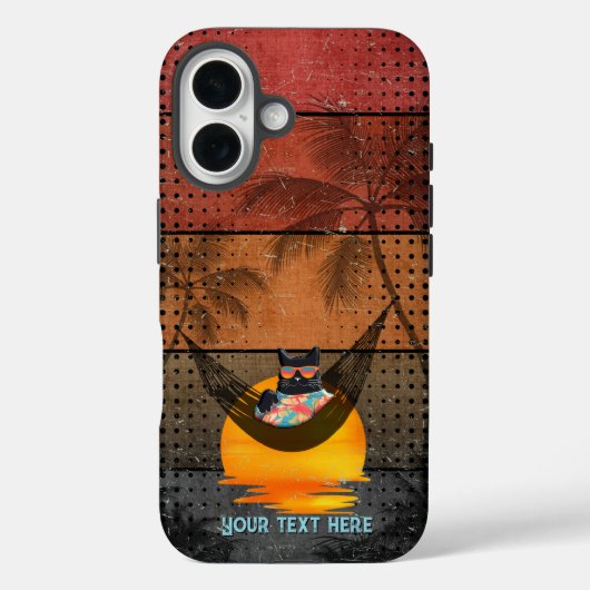 ドデークールム猫のトロピカルエスケープ Case-Mate iPhoneケース (裏面)