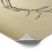 ドドディドゥスインプトゥス絶滅した鳥の骨格プリント ポスター (角)