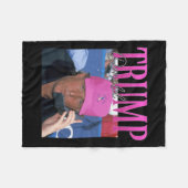 ドナおもしろいド恋しく思ランプMeまだY2kヴィンテージ90s Tru フリースブランケット (正面(横))