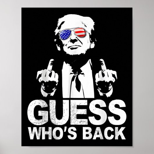 ドナおもしろいンドトランプ大統領の感想を推測 ポスター (正面)