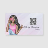 ドナお洒落ットレディーフードケータリングQRコード (正面)