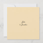 ドナウのスワン 結婚式招待状 招待状 (裏面)