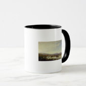 ドナウを交差させているロシアのな軍隊 マグカップ (正面右)