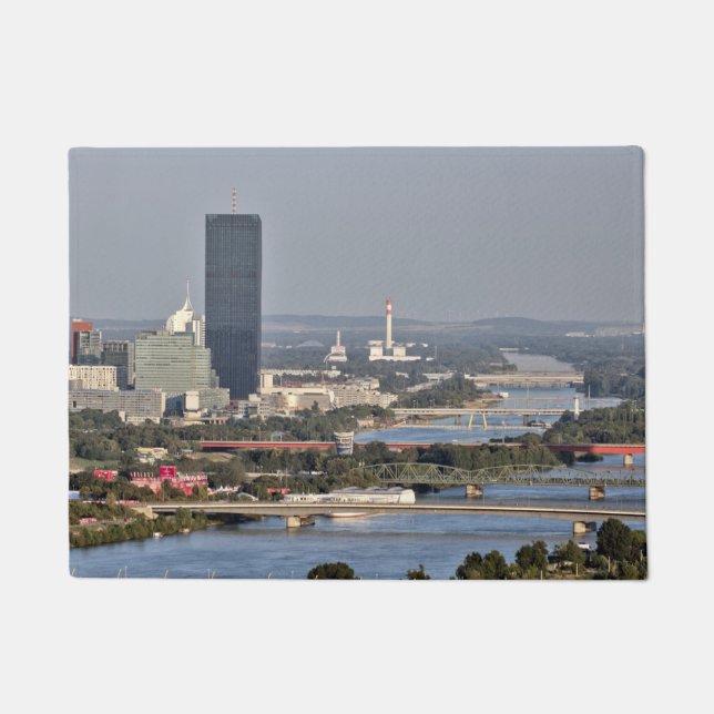 ドナウシティー、ウィーン・オーストリア ドアマット (正面)