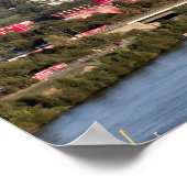 ドナウシティー、ウィーン・オーストリア ポスター (角)