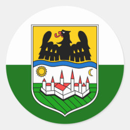 ドナウシュワベン国旗のシール ラウンドシール