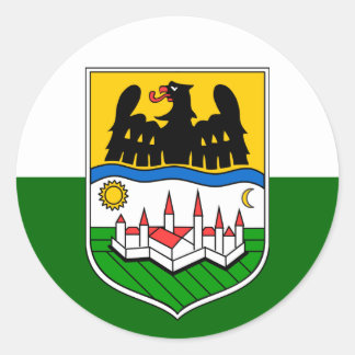 ドナウシュワベン国旗のシール ラウンドシール