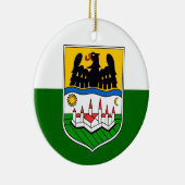 ドナウシュワベン国旗 セラミックオーナメント (右)