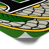 ドナウセティックドラゴンプリント ポスター (角)