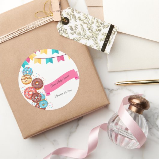 ドナウモダンベビー散水赤ちゃんシャワー ラウンドシール (ギフト)