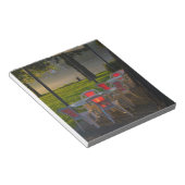 ドナウ川のそばの食卓と椅子 ノートパッド (アングル)