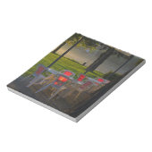 ドナウ川のそばの食卓と椅子 ノートパッド (回転)