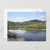 ドナウ川のボート ポストカード (正面/裏面)