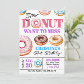 ドナカラフルツ・エイジ誕生日パーティー 招待状 (スタンド正面)