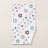 ドナカラフルパタンタオルセット バスタオルセット (ハンドタオル)