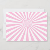 ドナッツアイスクリームパーティー 招待状 (裏面)