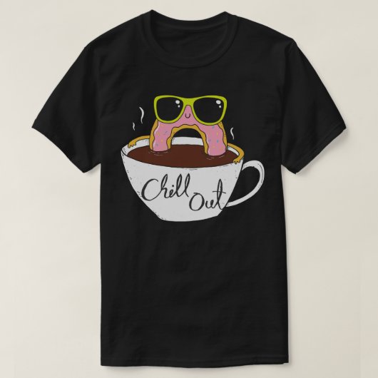 ドナッツコーヒーブレイク Tシャツ (デザイン正面)