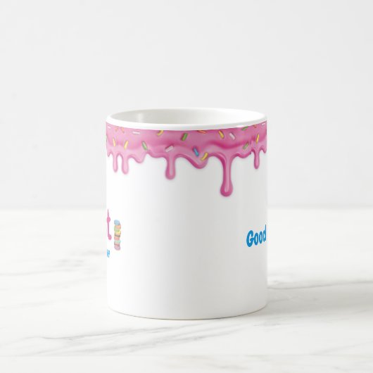 ドナッツピンクつや消し散水ドリップコーヒーマグ コーヒーマグカップ (中央)
