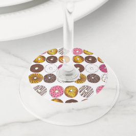 ドナットダースドーナッツパストリースブレックファーストブランチ ワイングラスタグ