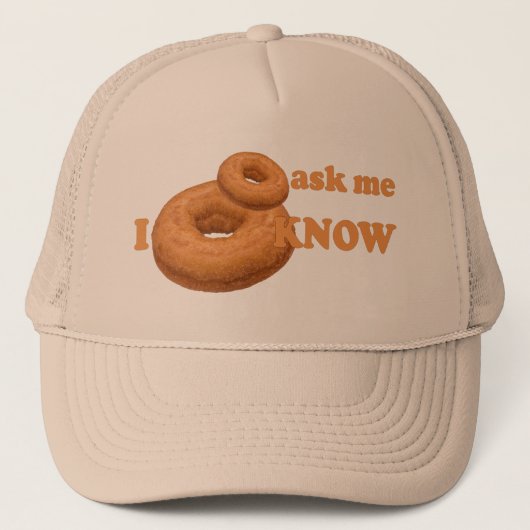 ドナットユーモアの帽子 – 色を選択 キャップ (正面)